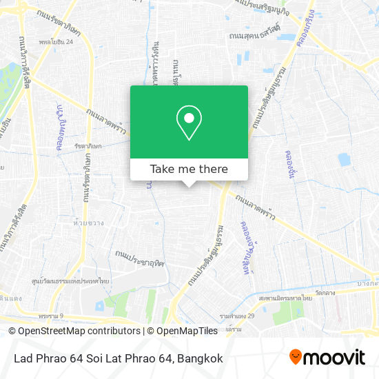 Lad Phrao 64 Soi Lat Phrao 64 map