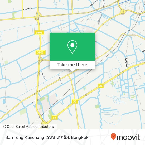 Bamrung Kanchang, ถนน เอกชัย map
