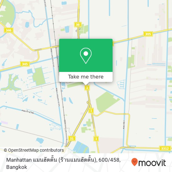 Manhattan แมนฮัตตั้น (ร้านแมนฮัตตั้น), 600 / 458 map