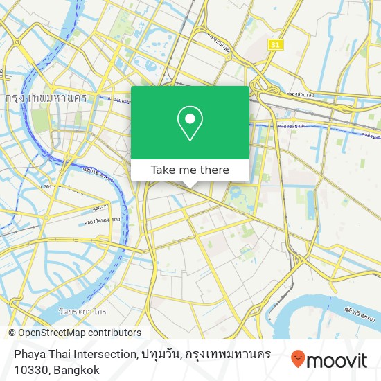 Phaya Thai Intersection, ปทุมวัน, กรุงเทพมหานคร 10330 map