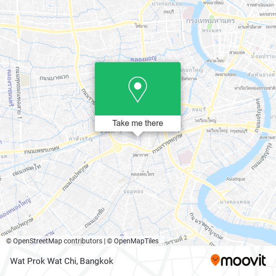 Wat Prok Wat Chi map