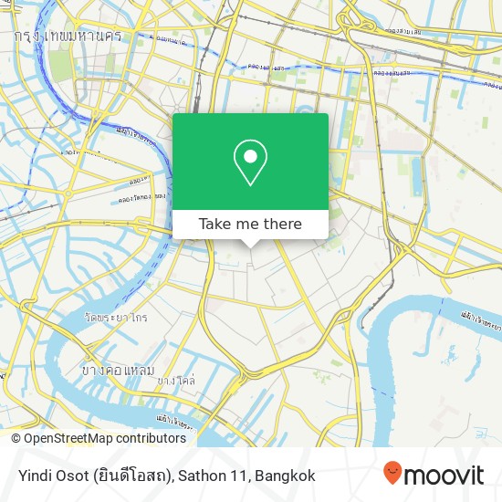 Yindi Osot (ยินดีโอสถ), Sathon 11 map