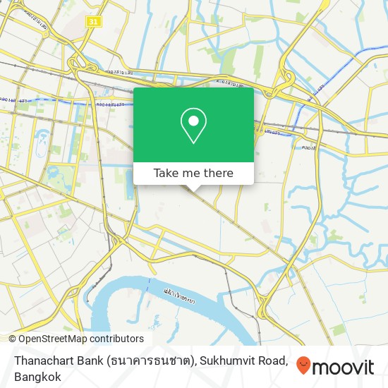 Thanachart Bank (ธนาคารธนชาต), Sukhumvit Road map