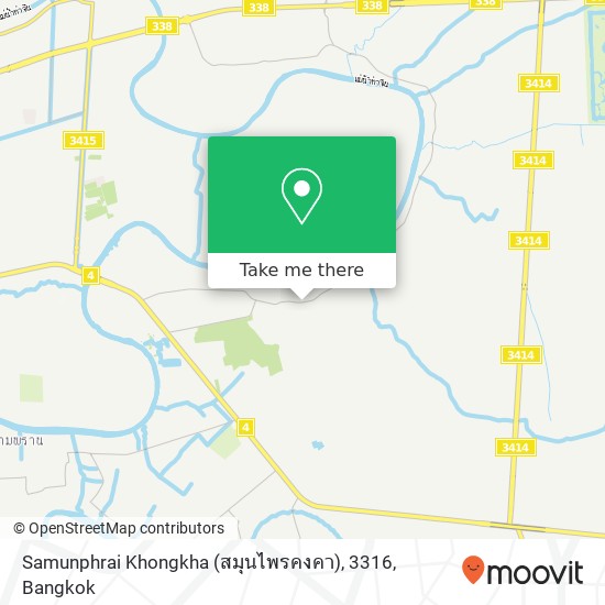 Samunphrai Khongkha (สมุนไพรคงคา), 3316 map