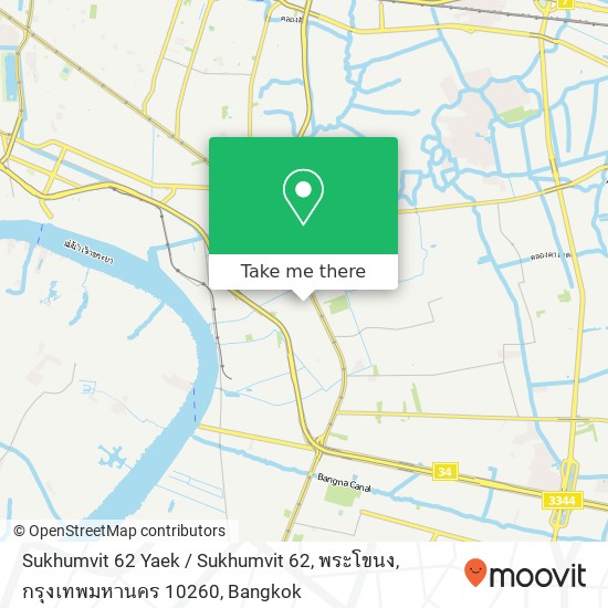 Sukhumvit 62 Yaek / Sukhumvit 62, พระโขนง, กรุงเทพมหานคร 10260 map