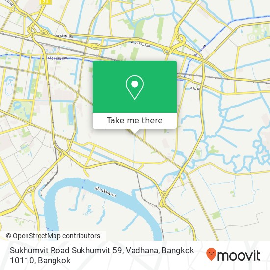 Sukhumvit Road Sukhumvit 59, Vadhana, Bangkok 10110 map