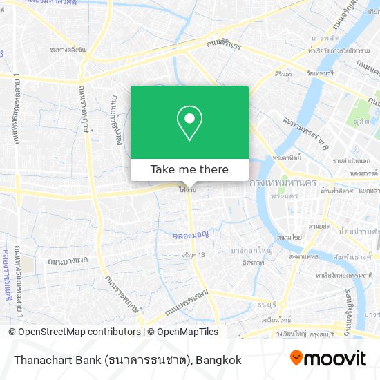 Thanachart Bank (ธนาคารธนชาต) map