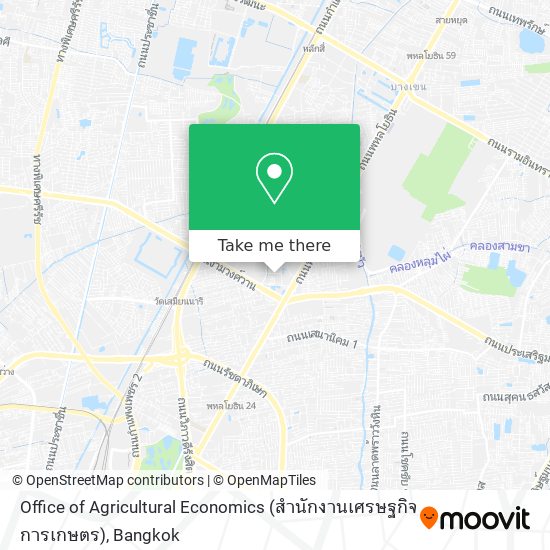 Office of Agricultural Economics (สำนักงานเศรษฐกิจการเกษตร) map