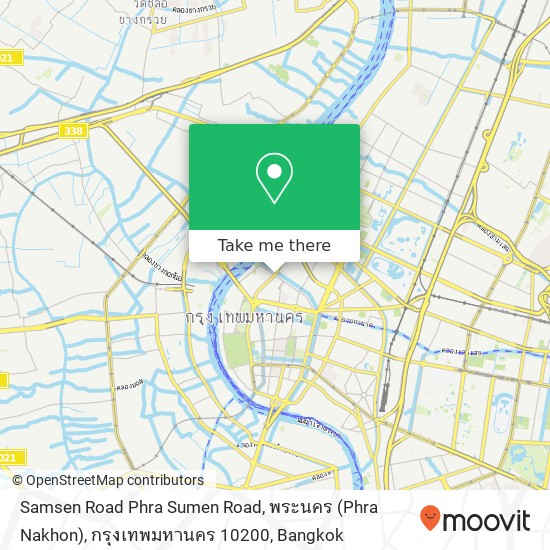 Samsen Road Phra Sumen Road, พระนคร (Phra Nakhon), กรุงเทพมหานคร 10200 map