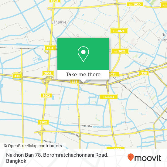 Nakhon Ban 78, Boromratchachonnani Road map