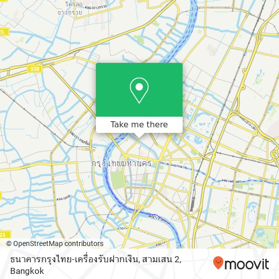 ธนาคารกรุงไทย-เครื่องรับฝากเงิน, สามเสน 2 map