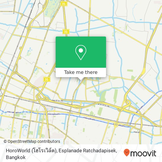HoroWorld (โฮโรเวิล์ด), Esplanade Ratchadapisek map