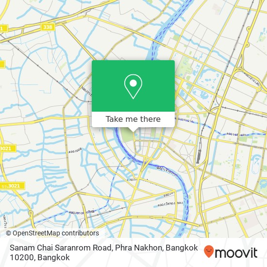 Sanam Chai Saranrom Road, Phra Nakhon, Bangkok 10200 map
