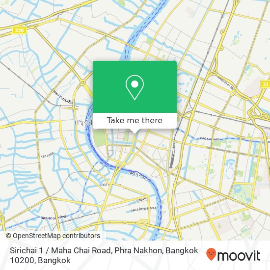 Sirichai 1 / Maha Chai Road, Phra Nakhon, Bangkok 10200 map