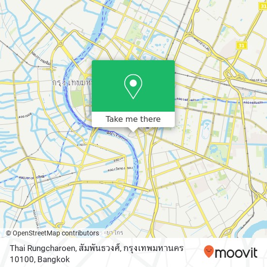 Thai Rungcharoen, สัมพันธวงศ์, กรุงเทพมหานคร 10100 map