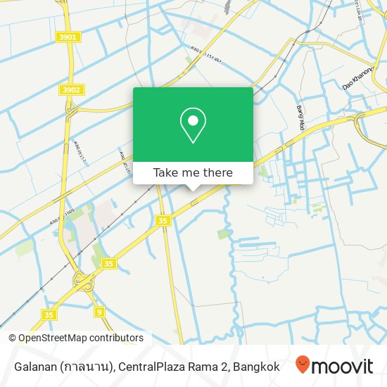 Galanan (กาลนาน), CentralPlaza Rama 2 map