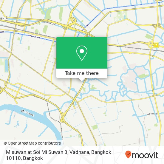 Misuwan at Soi Mi Suwan 3, Vadhana, Bangkok 10110 map