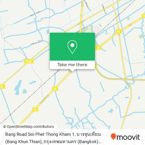 Bang Road Soi Phet Thong Kham 1, บางขุนเทียน (Bang Khun Thian), กรุงเทพมหานคร (Bangkok) 10150 map