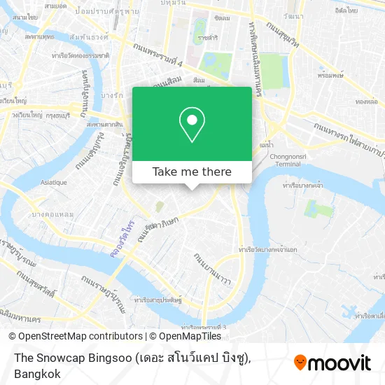 The Snowcap Bingsoo (เดอะ สโนว์แคป บิงซู) map