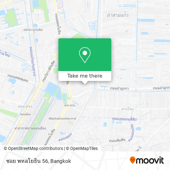 ซอย พหลโยธิน 56 map