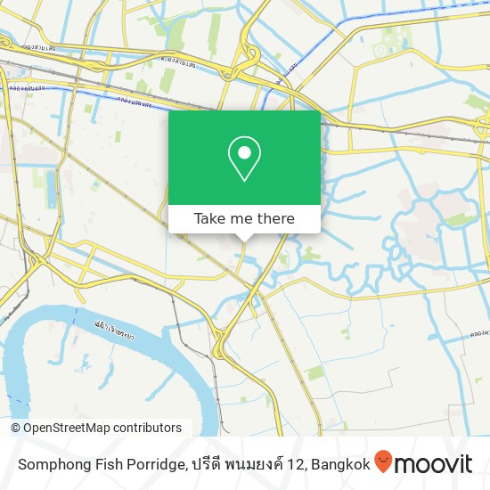 Somphong Fish Porridge, ปรีดี พนมยงค์ 12 map