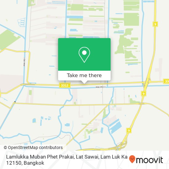 Lamlukka Muban Phet Prakai, Lat Sawai, Lam Luk Ka 12150 map