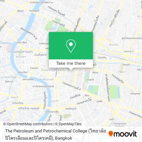 The Petroleum and Petrochemical College (วิทยาลัยปิโตรเลียมและปิโตรเคมี) map