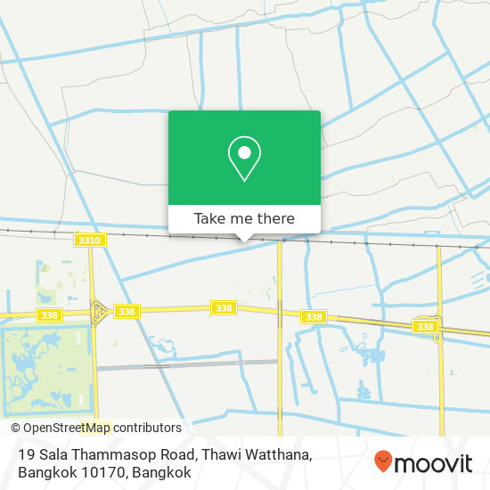 19 Sala Thammasop Road, Thawi Watthana, Bangkok 10170 map