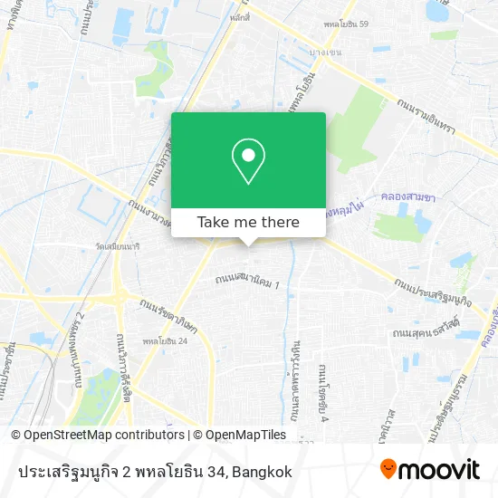 ประเสริฐมนูกิจ 2 พหลโยธิน 34 map