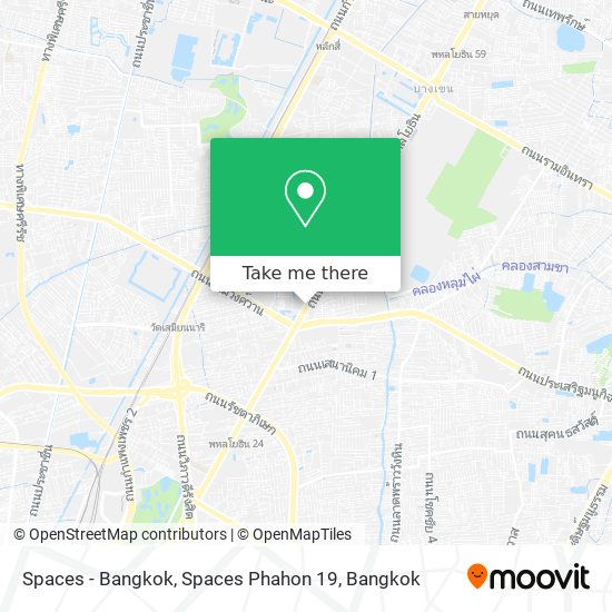 Spaces - Bangkok, Spaces Phahon 19 map