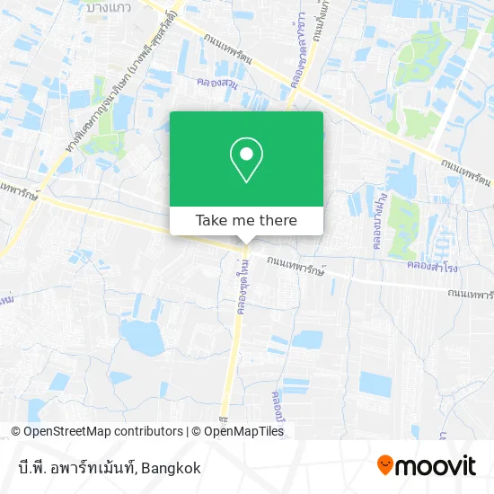 บี.พี. อพาร์ทเม้นท์ map