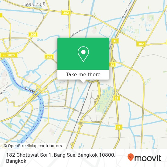182 Chottiwat Soi 1, Bang Sue, Bangkok 10800 map