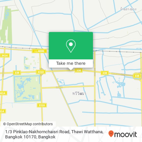 1 / 3 Pinklao-Nakhornchaisri Road, Thawi Watthana, Bangkok 10170 map