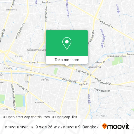 พระราม พระราม 9 ซอย 26 ถนน พระราม 9 map