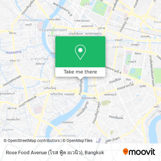 Rose Food Avenue (โรส ฟู้ด อเวนิว) map