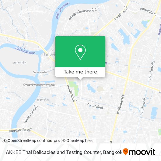 AKKEE Thai Delicacies and Testing Counter map