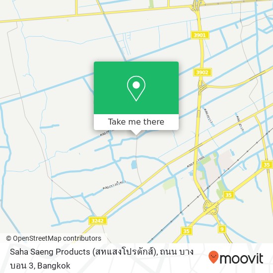 Saha Saeng Products (สหแสงโปรดักส์), ถนน บางบอน 3 map