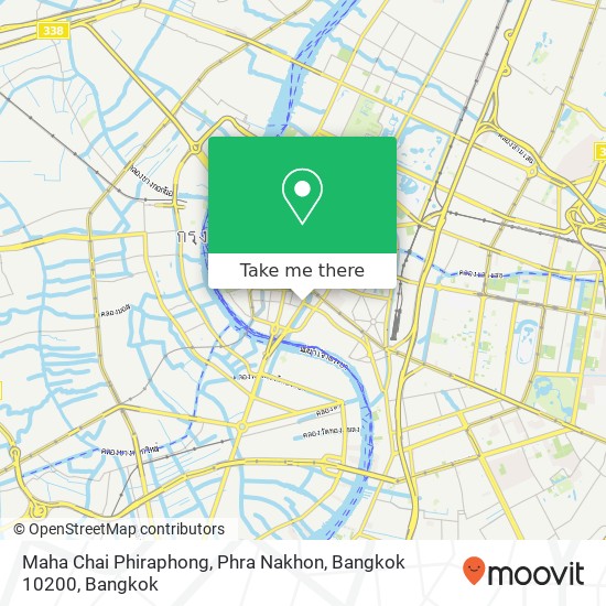 Maha Chai Phiraphong, Phra Nakhon, Bangkok 10200 map