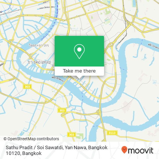 Sathu Pradit / Soi Sawatdi, Yan Nawa, Bangkok 10120 map