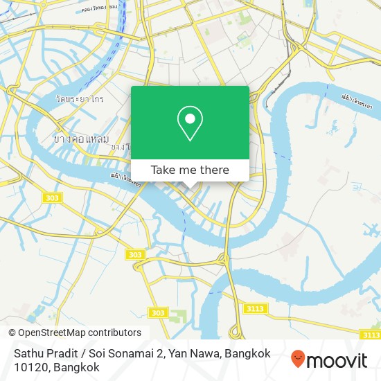 Sathu Pradit / Soi Sonamai 2, Yan Nawa, Bangkok 10120 map