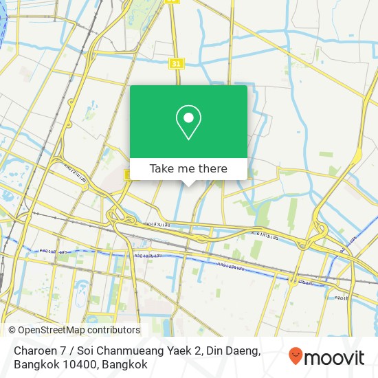 Charoen 7 / Soi Chanmueang Yaek 2, Din Daeng, Bangkok 10400 map