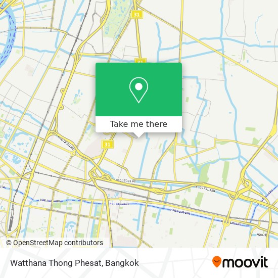 Watthana Thong Phesat map