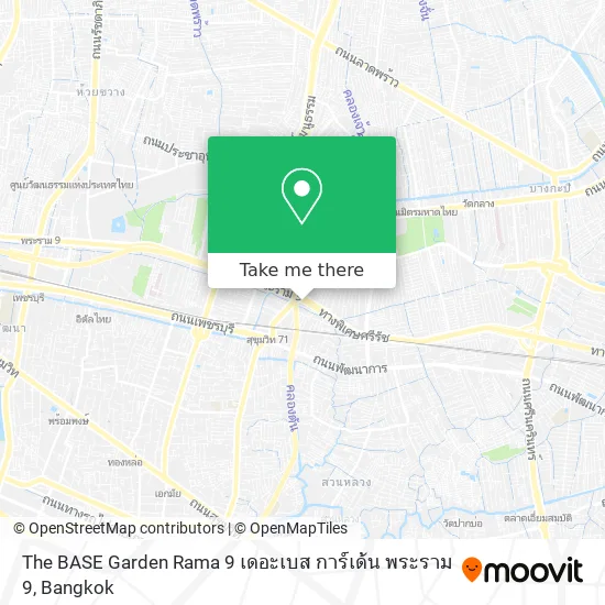 The BASE Garden Rama 9 เดอะเบส การ์เด้น พระราม 9 map