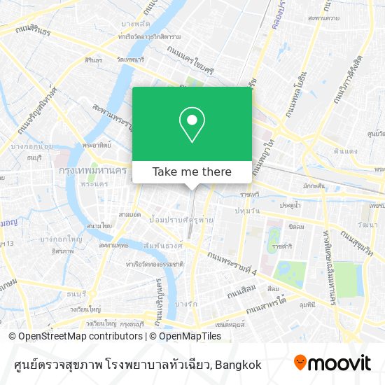 ศูนย์ตรวจสุขภาพ โรงพยาบาลหัวเฉียว map