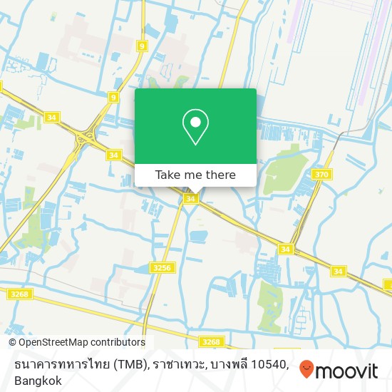 ธนาคารทหารไทย (TMB), ราชาเทวะ, บางพลี 10540 map