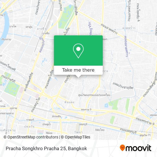 Pracha Songkhro Pracha 25 map