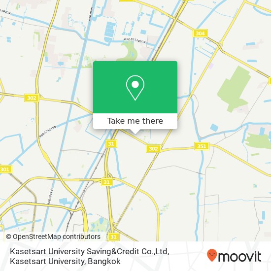 Kasetsart University Saving&Credit Co.,Ltd, Kasetsart University map