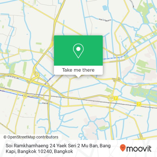 Soi Ramkhamhaeng 24 Yaek Seri 2 Mu Ban, Bang Kapi, Bangkok 10240 map