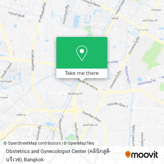 Obstetrics and Gynecologist Center (คลินิกสูติ-นรีเวช) map