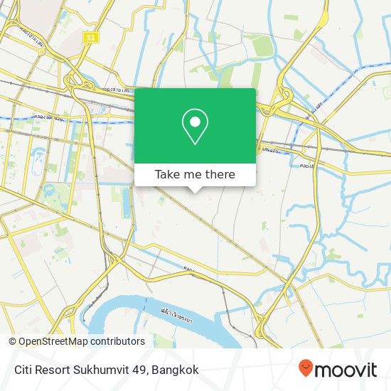 Citi Resort Sukhumvit 49 map